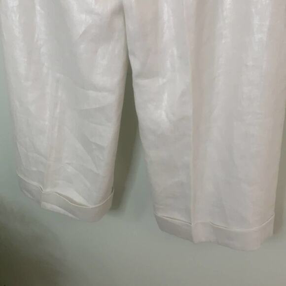 LAUREN RALPH LAUREN 100% LINEN DRESS PANTS SIZE 8 - Picture 4 of 10